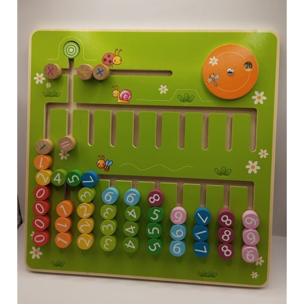 Joc lemn Montessori Labirint Matematica