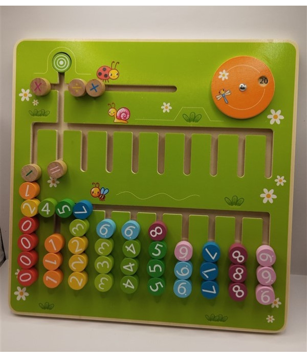 Joc lemn Montessori Labirint Matematica Joc lemn Montessori Labirint Matematica