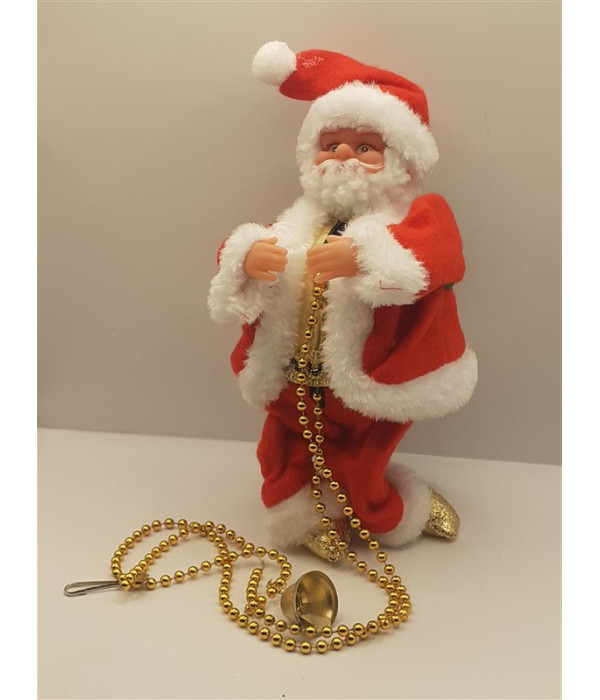 Decoratiune Mos Craciun care urca pe sfoara Decoratiune Mos Craciun care urca pe sfoara