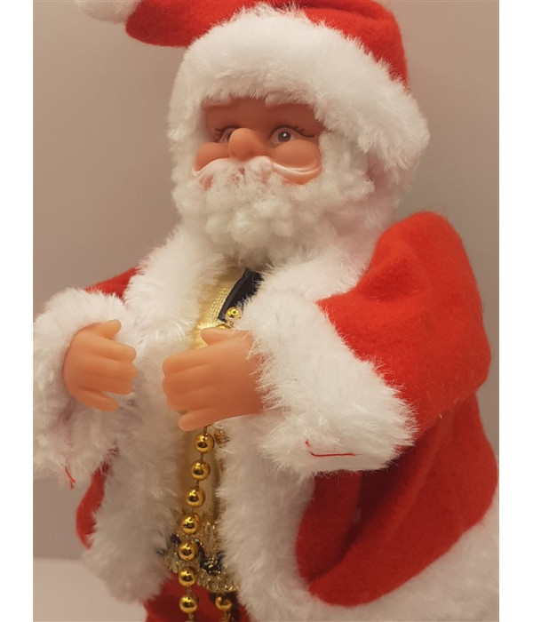 Decoratiune Mos Craciun care urca pe sfoara Decoratiune Mos Craciun care urca pe sfoara