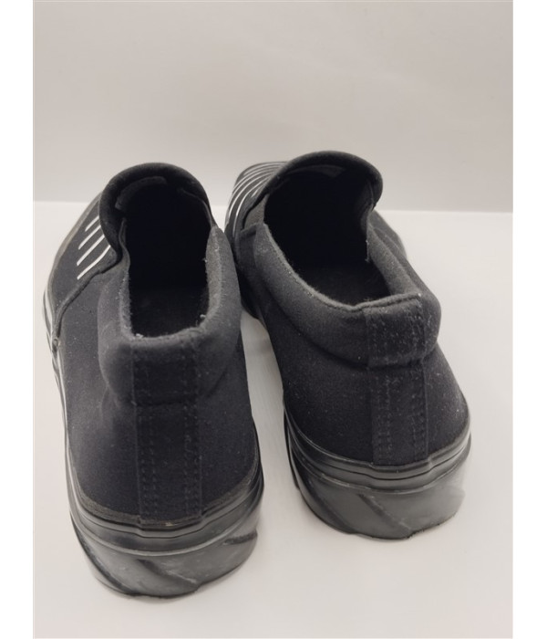 Espadrile dama decorati cu dungi argintii marime 39