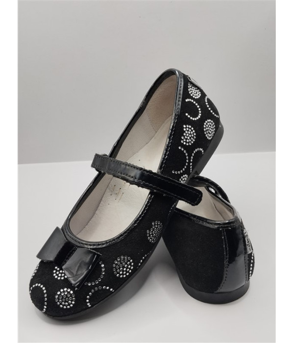 Pantofi pentru copii accesorizati cu fundita Melania