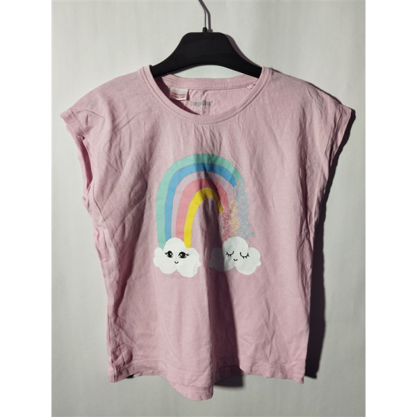 Tricou pentru copii print curcubeu Lupilu