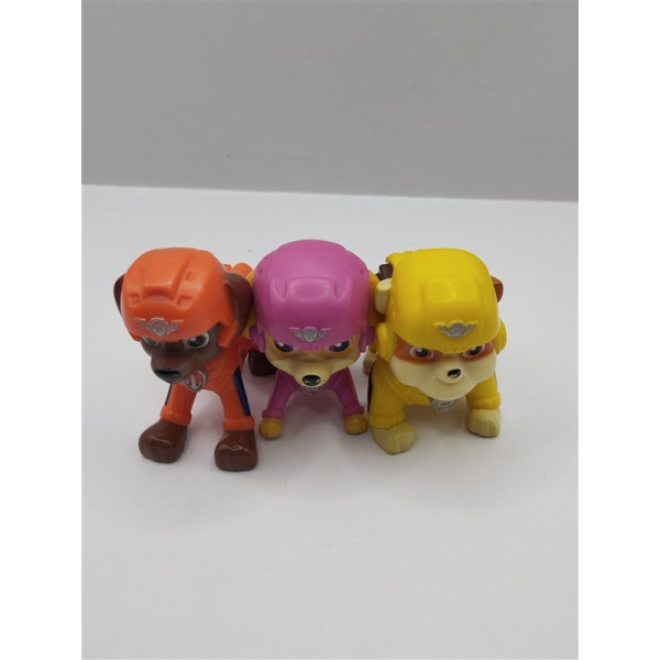Set 3 figurine din plastic Patrula Catelusilor