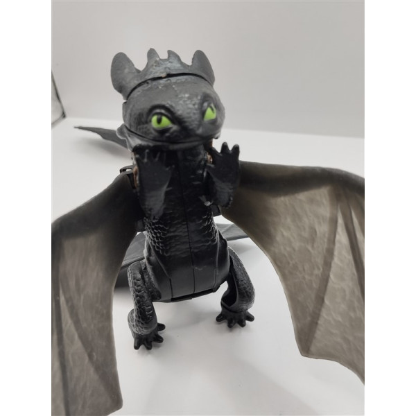 Figurina flexibila Dragon Model Toothless Negru