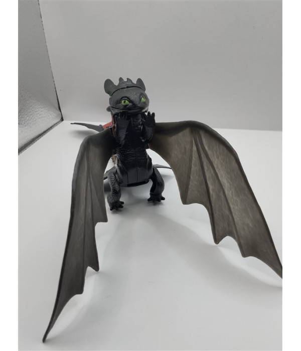 Figurina Dragon Model Toothless Negru Figurina Dragon Model Toothless Negru