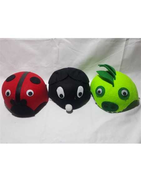 Set 3 masti pentru cap copii diverse animalute