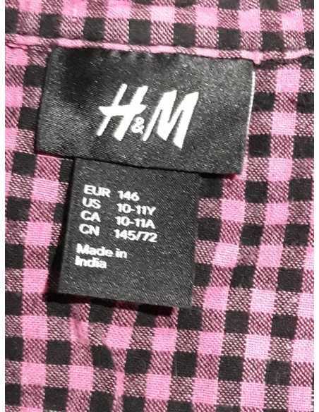 Camasuta pentru vara fetite cu patratele H&M