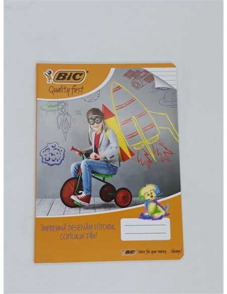 Caiet A5 40 file Dictando Bic Quality first Bicicleta