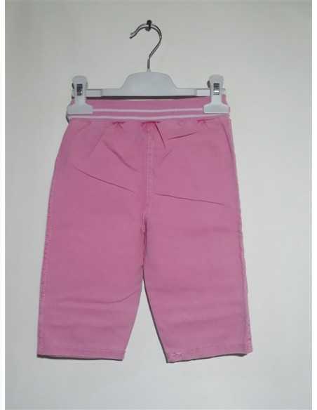 Pantaloni roz cu floricele pentru fetite Ozgunes Kids
