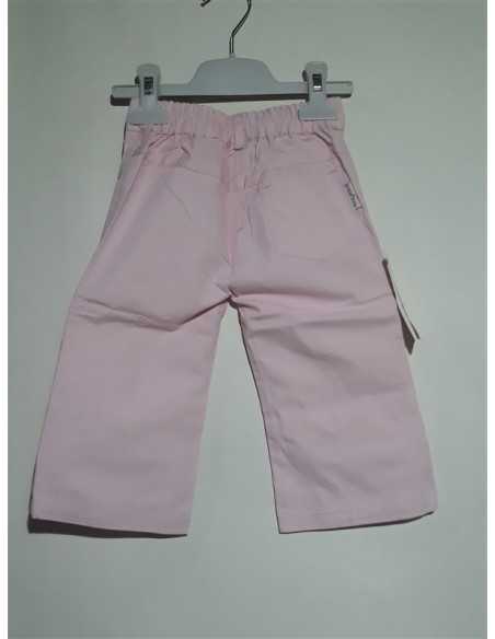Pantaloni roz cu floricele si fluturas Unruly lungime 40 cm