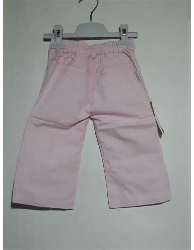Pantaloni roz cu floricele si fluturas Unruly lungime 45 cm