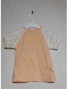 Tricou pentru fetite cu floricele si inimioare 2
