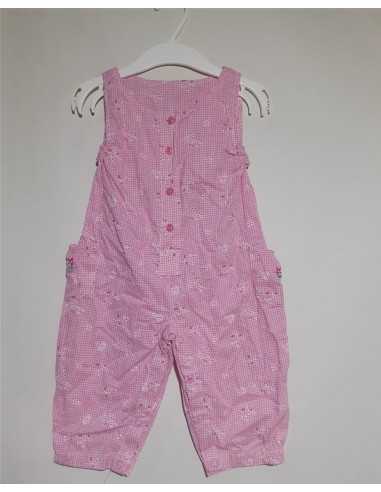 Salopeta pantaloni pentru fetite cu floricele DWW