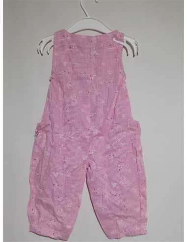 Salopeta pantaloni pentru fetite cu floricele DWW