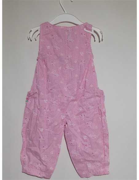 Salopeta pantaloni pentru fetite cu floricele DWW