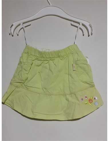 Fustita scurta pentru fetite culoare verde