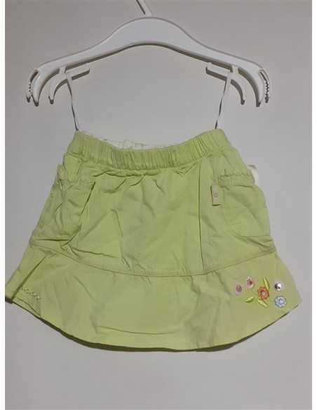 Fustita scurta pentru fetite culoare verde