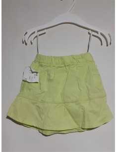 Fustita scurta pentru fetite culoare verde 2