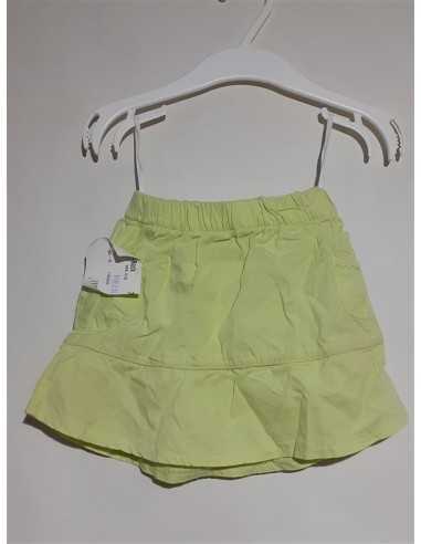 Fustita scurta pentru fetite culoare verde