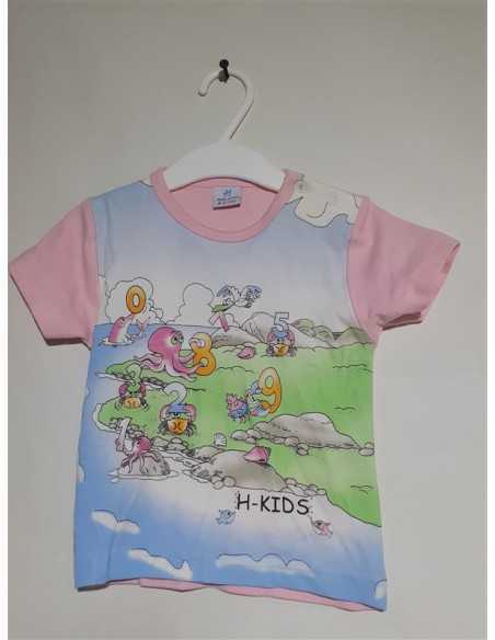 Tricou pentru fetite cu maneca scurta Kids Club