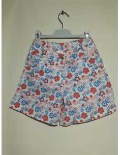 Pantaloni scurti cu floricele pentru fetite PocoPiano
