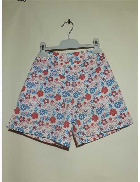 Pantaloni scurti cu floricele pentru fetite PocoPiano