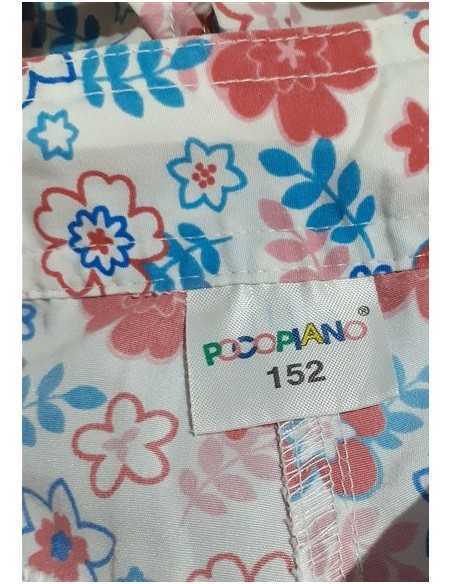 Pantaloni scurti cu floricele pentru fetite PocoPiano
