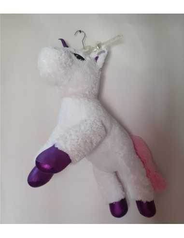 Jucarie plus pentru copii Unicorn alb 56 cm