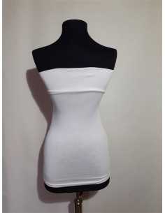 Top dama fara bretele cu imprimeu multicolor 2