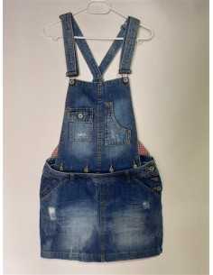 Sarafan blugi pentru fete cu bretele detasabile Xside Denim