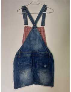 Sarafan blugi pentru fete cu bretele detasabile Xside Denim 2