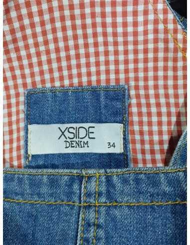 Sarafan blugi pentru fete cu bretele detasabile Xside Denim