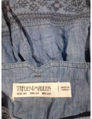 Fusta dama pentru vara cu buzunare Trf Denim Rules