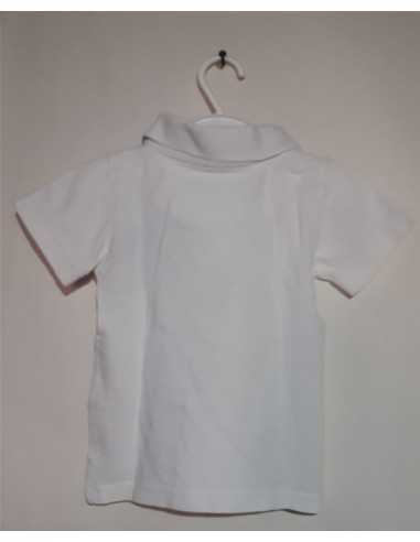 Tricou cu guler si nasturei pentru baieti