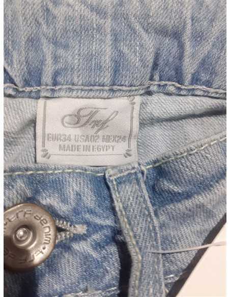 Pantaloni dama blugi albastri Trf