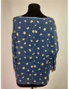 Bluza dama transparenta cu maneca trei sferturi 2