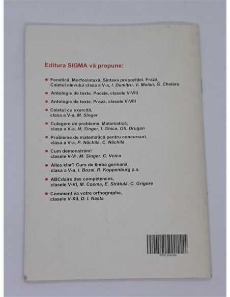Literatura Romana - Vocabular clasa a Va