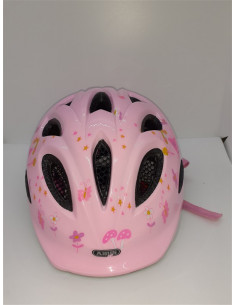 Casca protectie bicicleta Abus Smiley model roz Princces