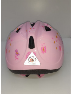 Casca protectie bicicleta Abus Smiley model roz Princces 2