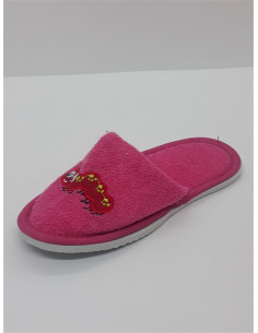 Papuci de casa pentru fetite model flausat 2