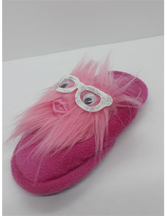 Papuci de casa pentru fetite model haios 2