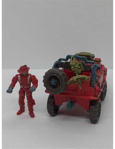 Masinuta din plastic pentru copii Jeep Comando cu figurina