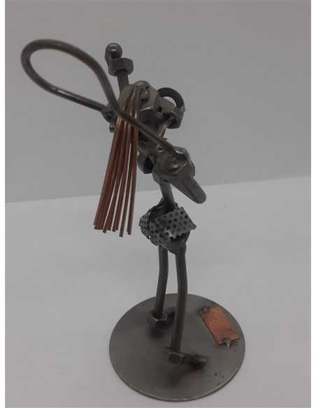 Statuieta Figurina fata tenis din metal Hinz&Kunst
