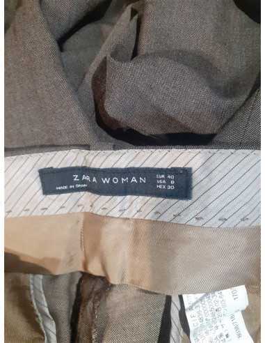 Pantaloni la dunga dama Zara Woman marime 40