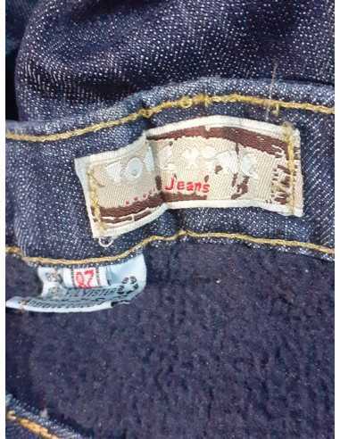 Pantaloni lungi pentru fete blugi albastri captusiti