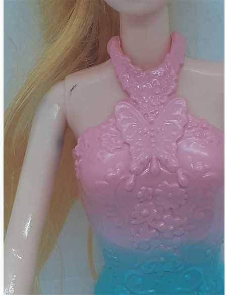 Papusa cu parul blond si corset detasabil Papusa cu parul blond si corset detasabil