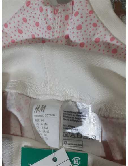 Pantaloni scurti pentru fetite imprimeu buline H&M