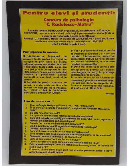 Revista Pshiologia nr 3 1994