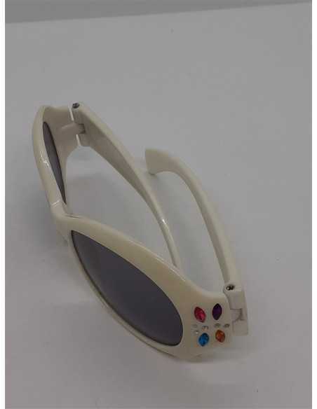 Ochelari de soare cu rame de plastic si model fluture